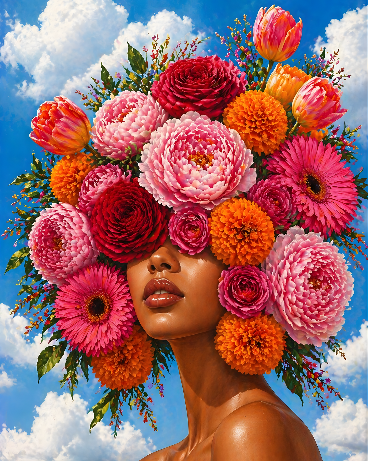 Crowned in Color- Diamond Art Kit (50x60cm, Square Drill)