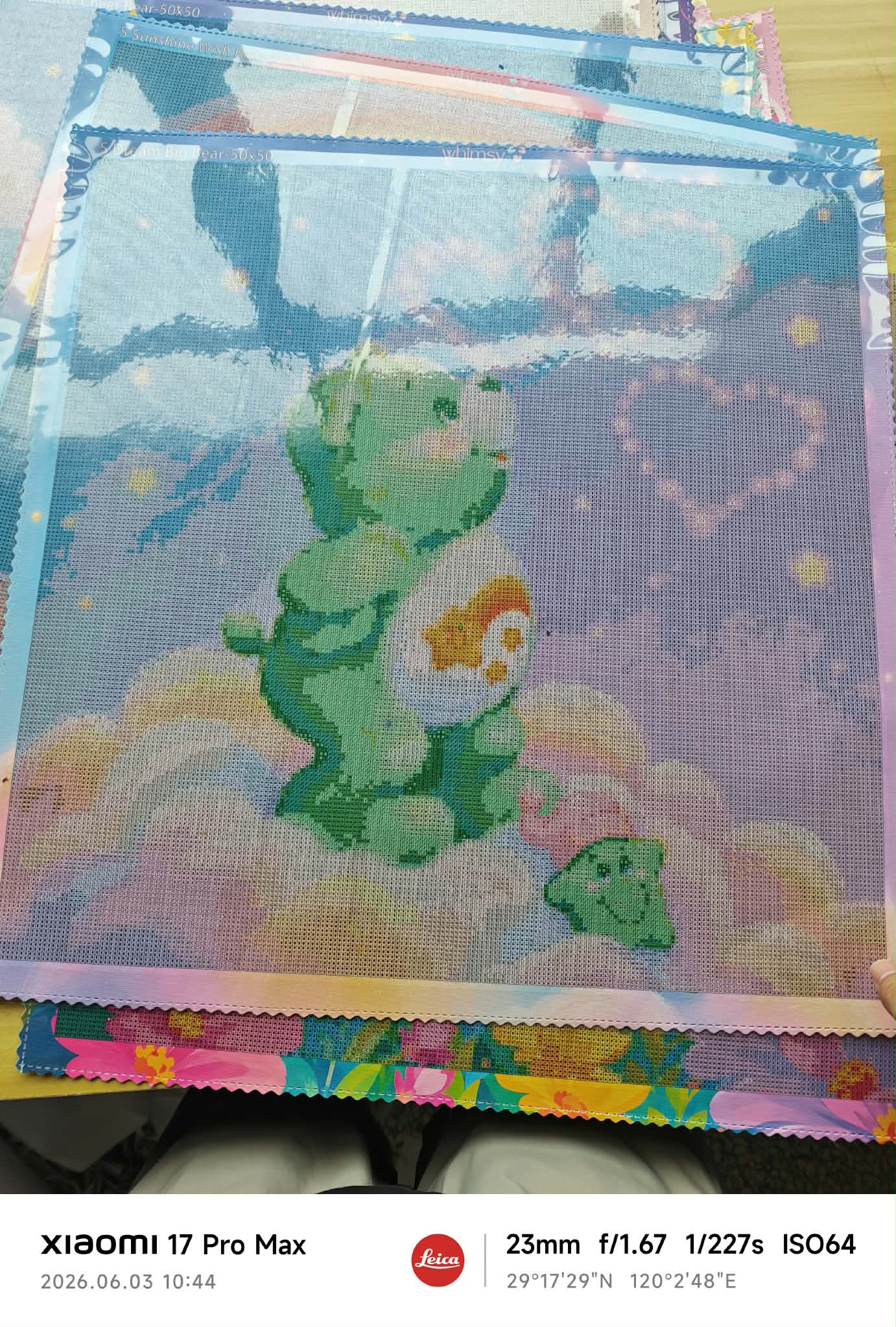 Dream Big Bear- Diamond Art Kit (50x50cm, Square Drill)