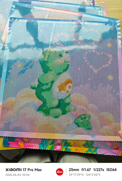 Dream Big Bear- Diamond Art Kit (50x50cm, Square Drill)