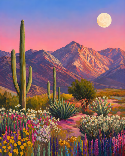 Desert Daydream- Diamond Art Kit (40x50cm, Square Drill)