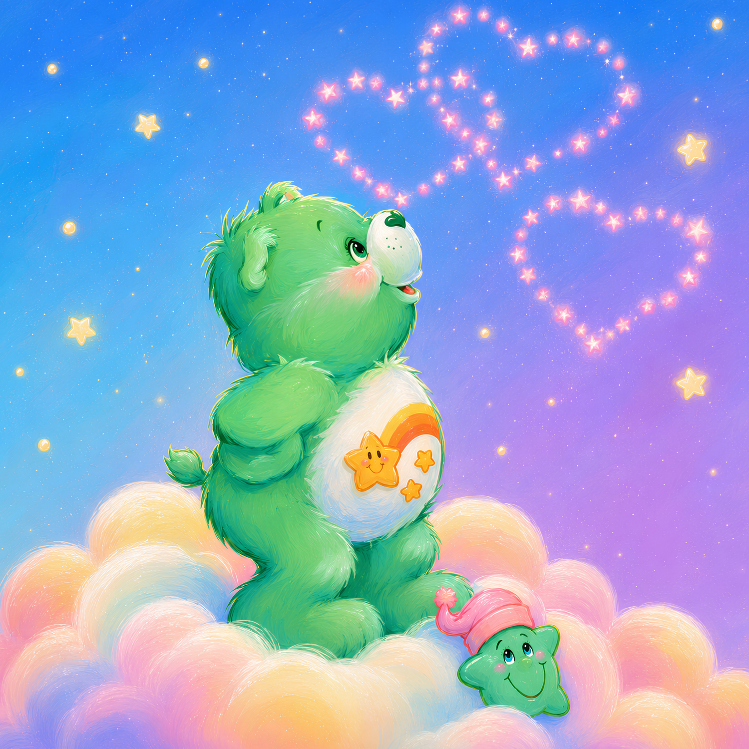 Dream Big Bear- Diamond Art Kit (50x50cm, Square Drill)