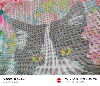 Flower Patch Friend- Diamond Art Kit (40x60cm, Round Drill)