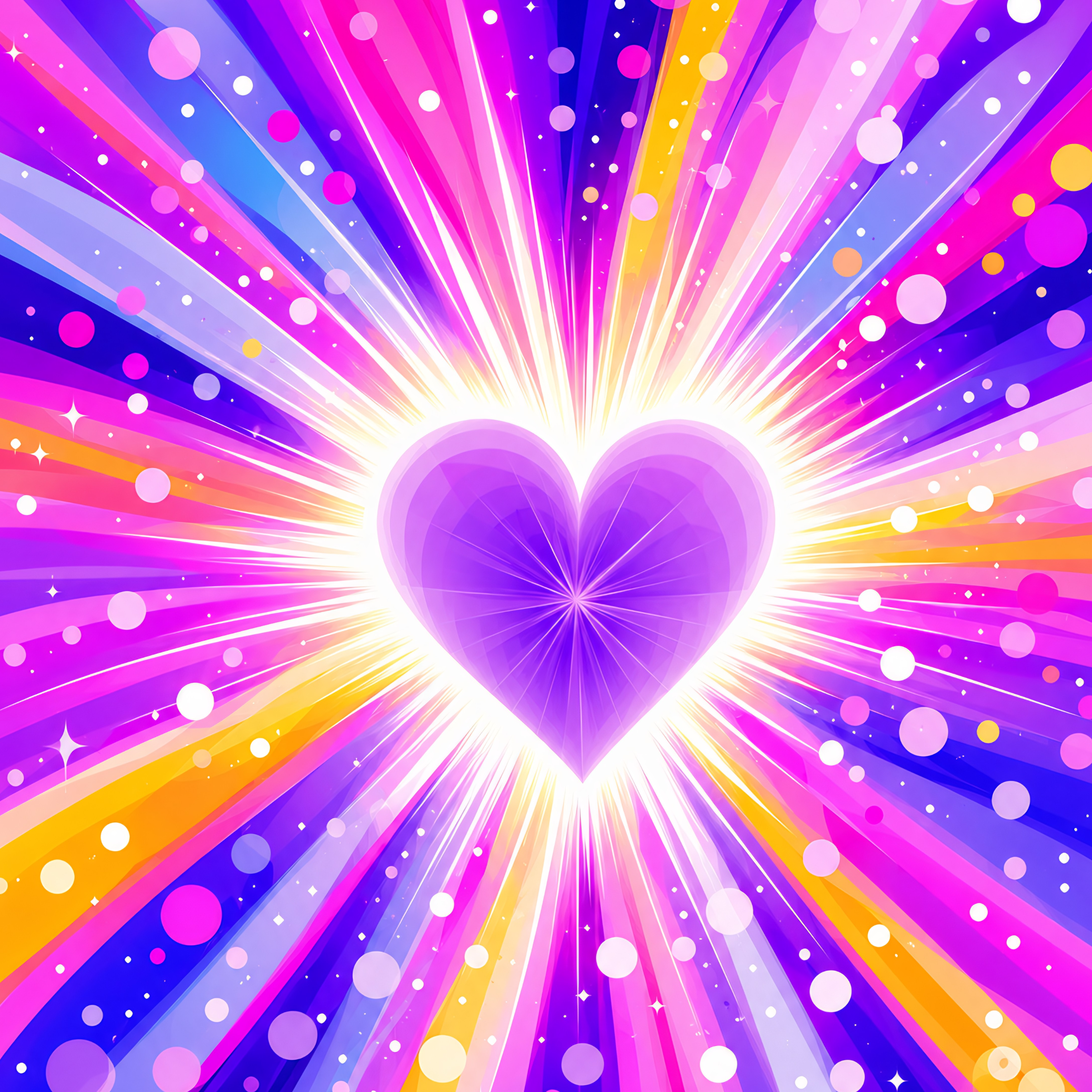 Electric Love - Diamond Art Kit (40x50cm, Round Drill)