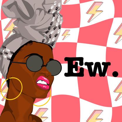 Ew! By Victorie Serena- Diamond Art Kit (40x40cm, Round Drill)