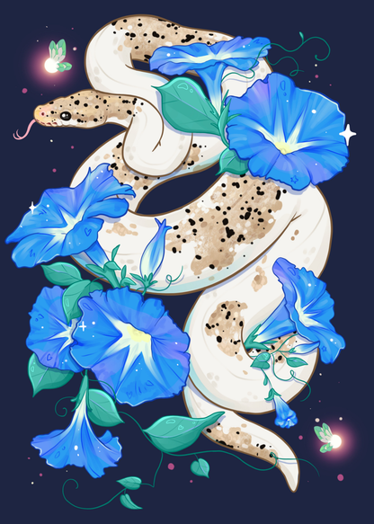 Fairy Fountain Python by Angelxbeans- Diamond Art Kit (50x70cm, Square Drill)