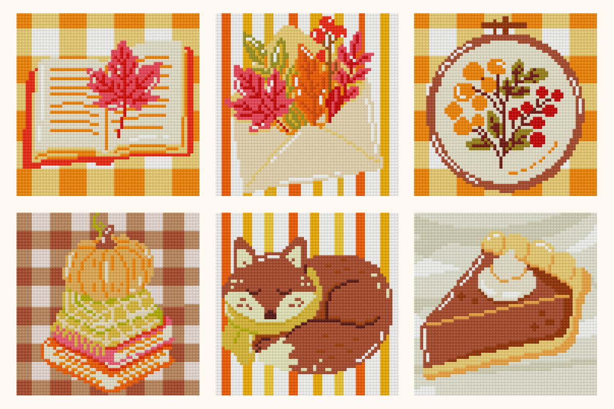 Fall Festival Little Whimsies by The Monicary – little whimsies Mini Diamond Art Set