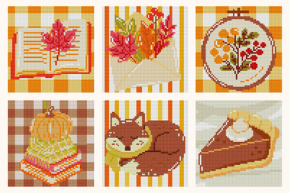 Fall Festival Little Whimsies by The Monicary – little whimsies Mini Diamond Art Set