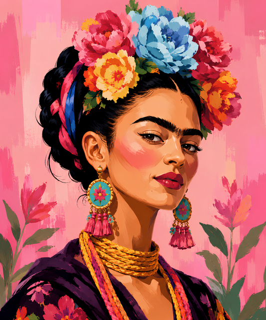 Frida Bonita– Diamond Art Kit (50x60cm, Square Drill)