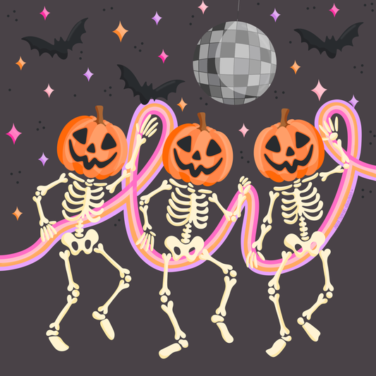 Ghouls Night Out by Meg Ryan Designs- Diamond Art Kit (40x40cm)