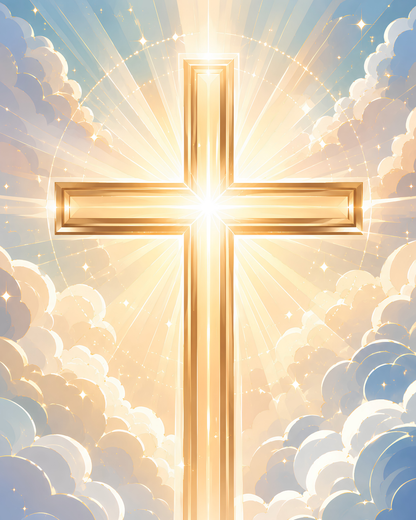 Heavenly Promise- Diamond Art Kit (40x50cm, Square Drill)