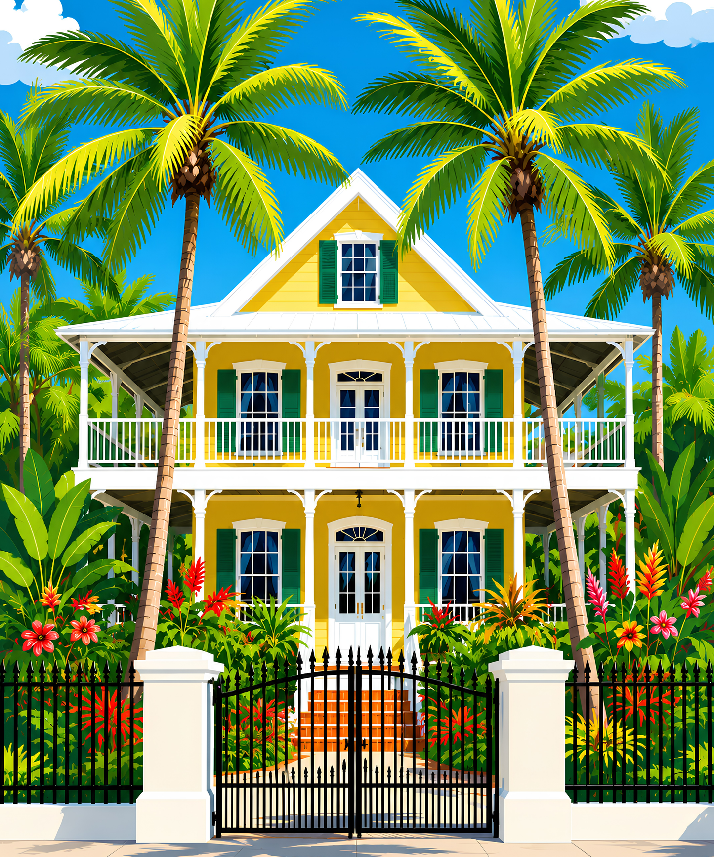 Hemingway House – Diamond Art Kit (50x60cm, Square Drill)