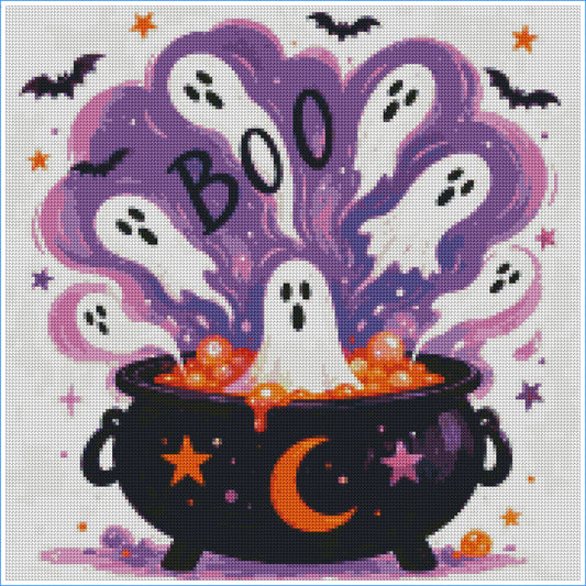 Boo Brew- Diamond Art Kit (50x50cm, Square Drill)