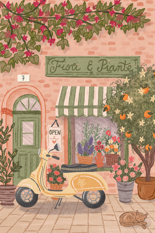 Italian Day by Andrea Lobell- Diamond Art Kit (40x60cm)