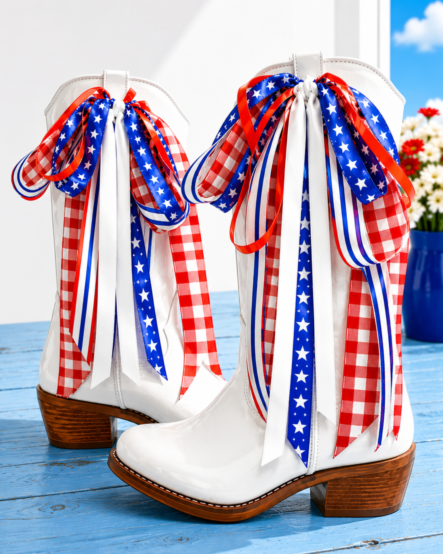 Liberty Belle Boots- Diamond Art Kit (40x50cm, Square Drill)