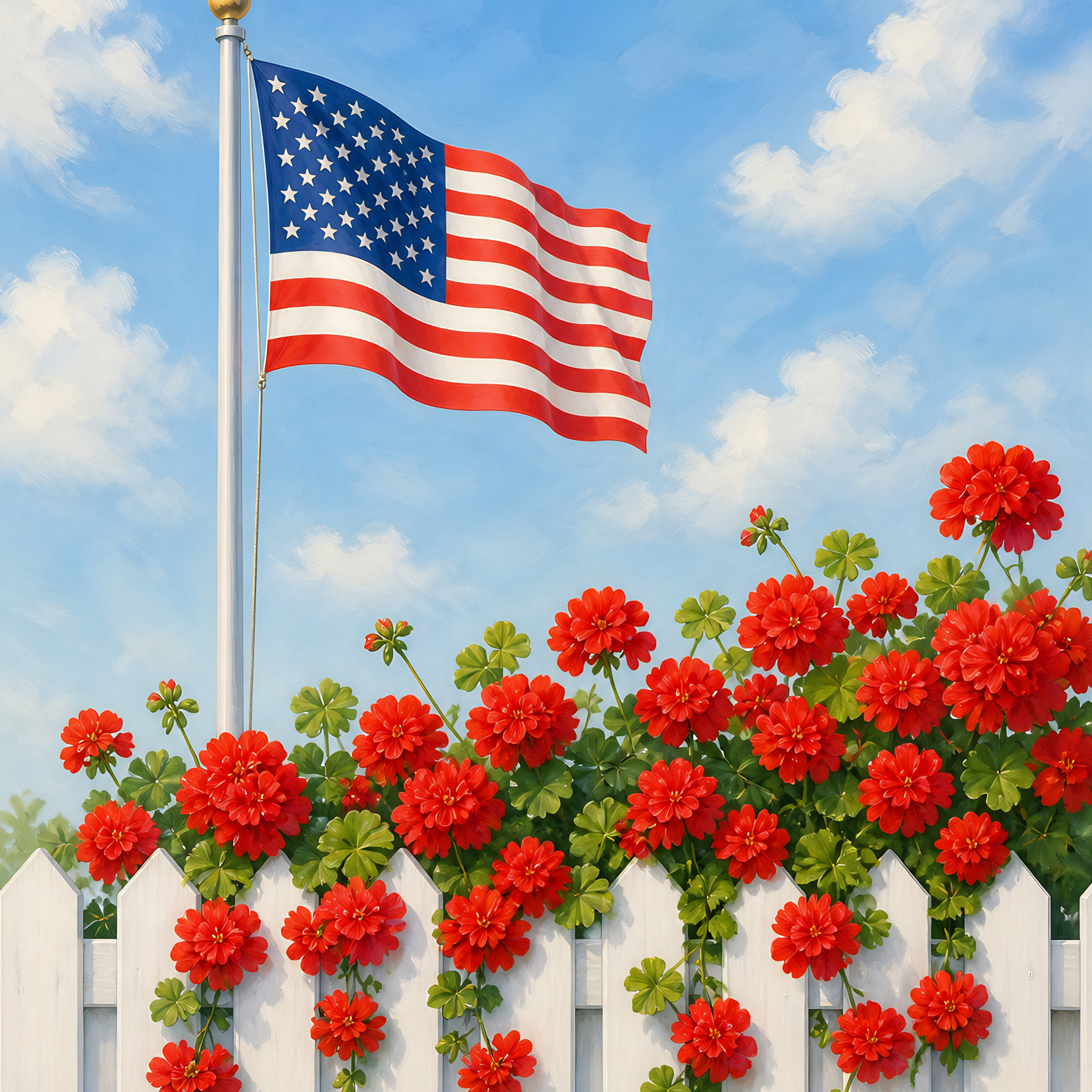 Liberty Garden View- Diamond Art Kit (40x50cm, Square Drill)