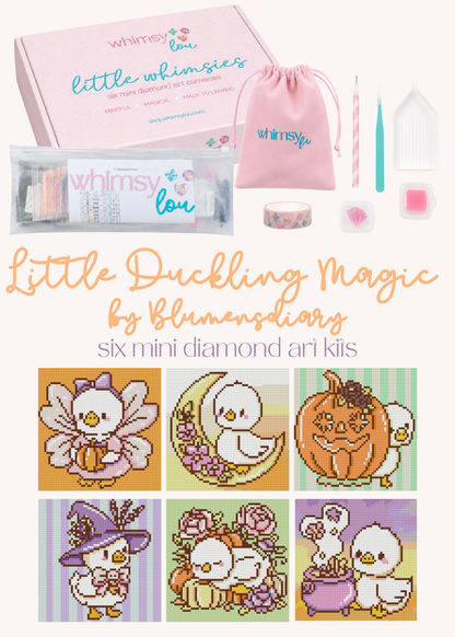Little Duckling Magic by Blumensdiary – little whimsies Mini Diamond Art Set