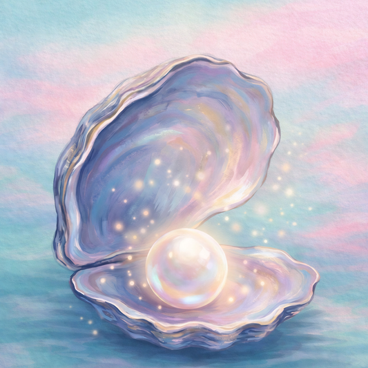 Luminous Pearl- Diamond Art Kit (40x40cm, 100% Whimsy Dust Square Drill)
