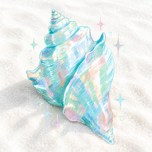 Opal Shore- Diamond Art Kit (40x40cm, 100% Whimsy Dust Square Drill)