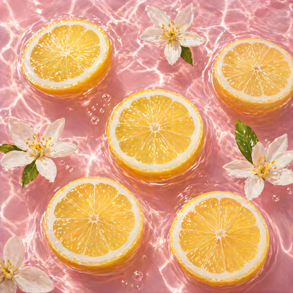 Pink Lemon Glow- Diamond Art Kit (40x40cm, Round Drill)