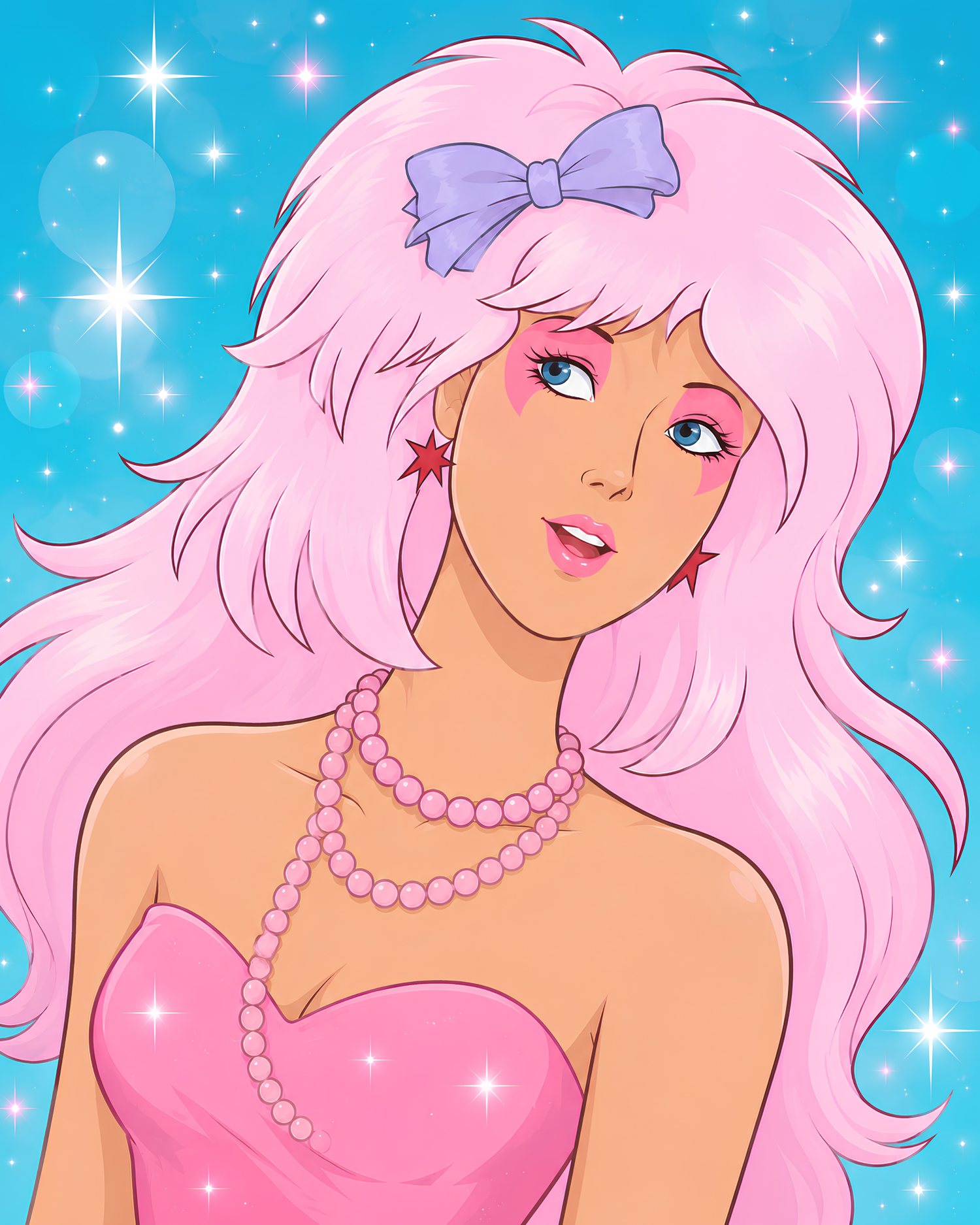 Pink Pop Dream- Diamond Art Kit (40x50cm, Square Drill)