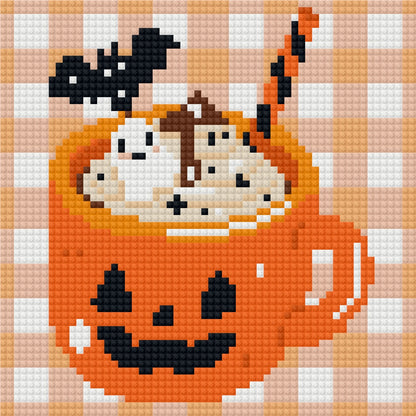 Boo Bear Sleepover by PonPon Artwork – little whimsies Mini Diamond Art Set