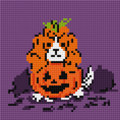 Halloween Pups by Kate Clay – little whimsies Mini Diamond Art Set