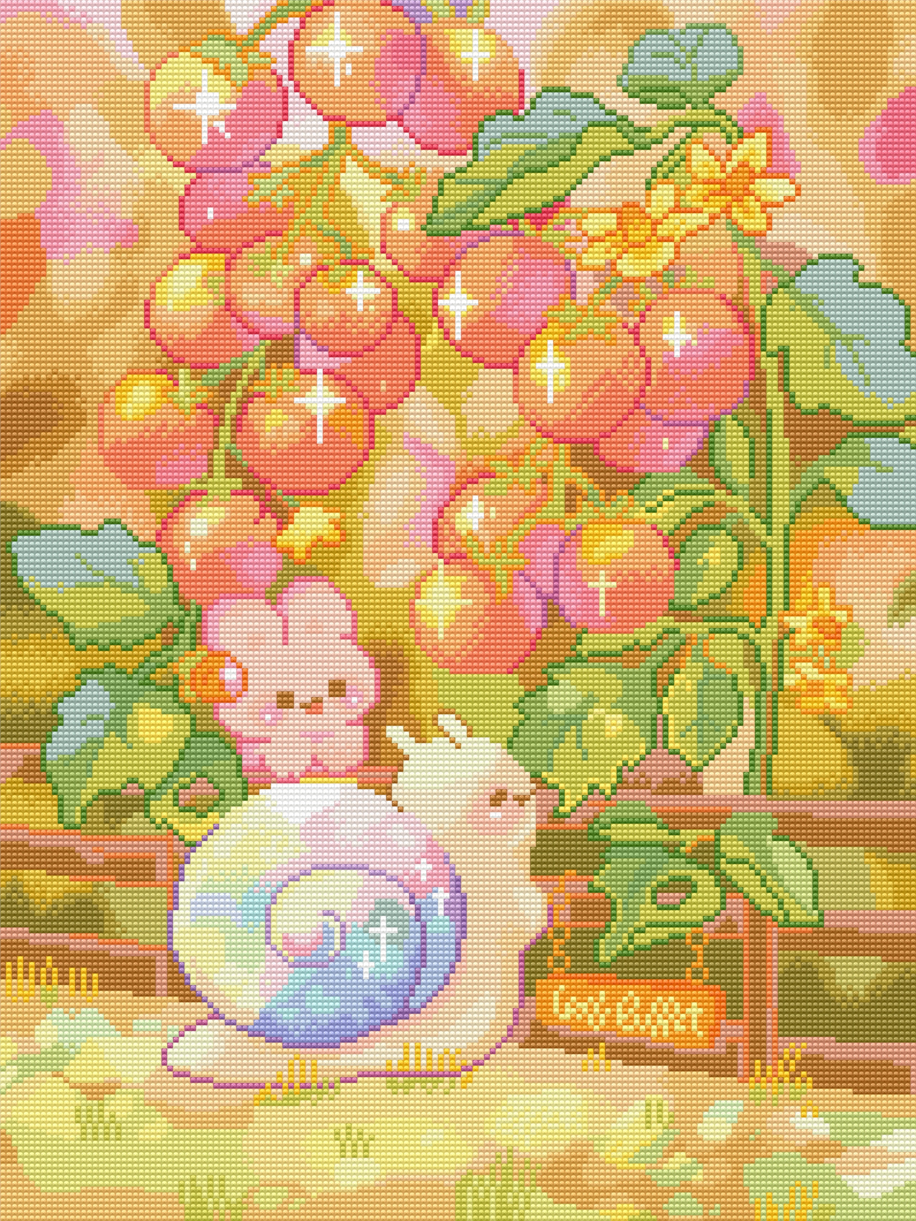 Bonbon's Tomato Garden by Violet Jim- Diamond Art Kit (45x60cm) Hand Rendered