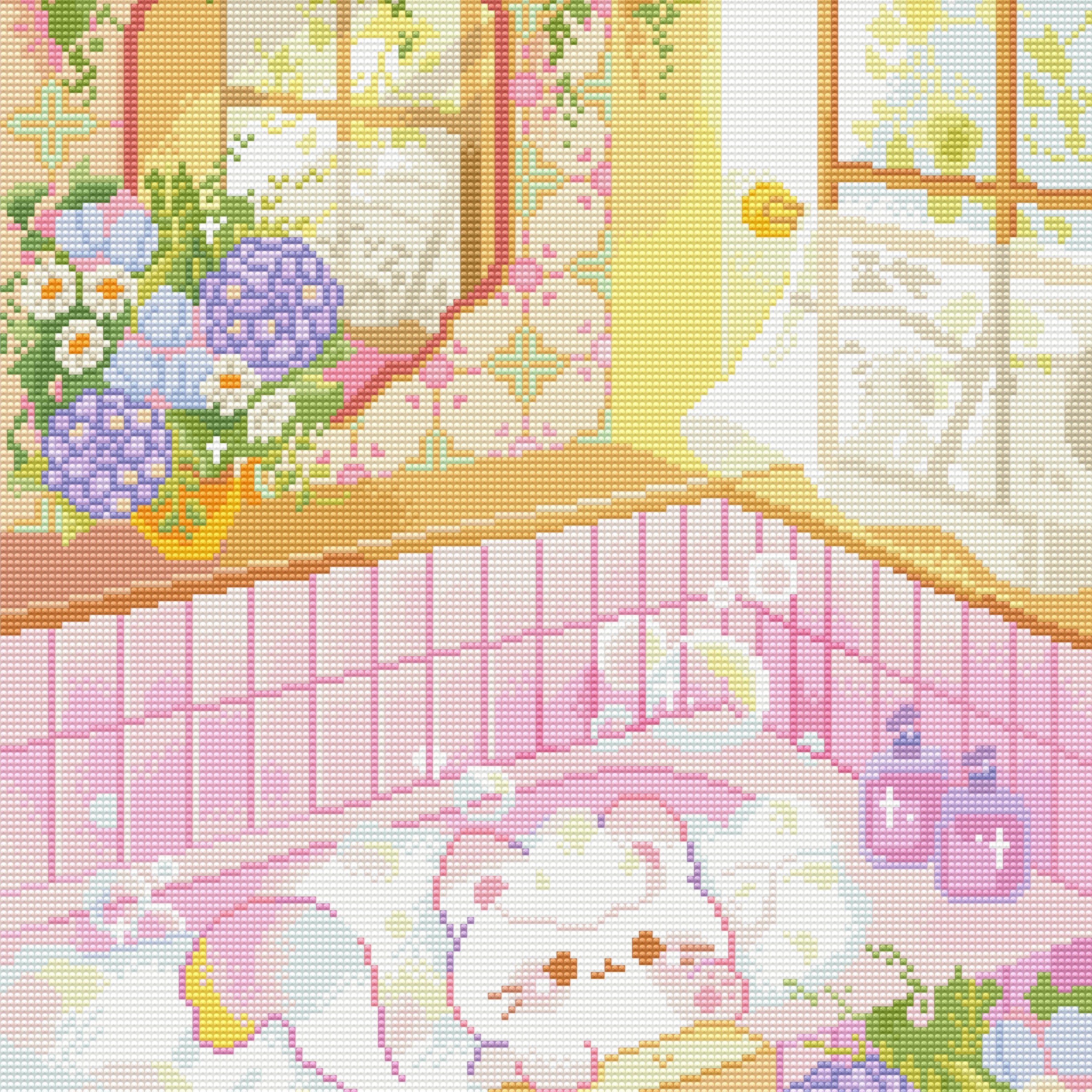 Plumo’s Bubble Bath by Violet Jim- Diamond Art Kit (45x60cm) Hand Rendered