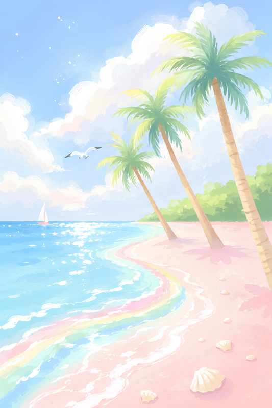 Rainbow Sands- Diamond Art Kit (40x60cm, 100% Whimsy Dust Square Drill)