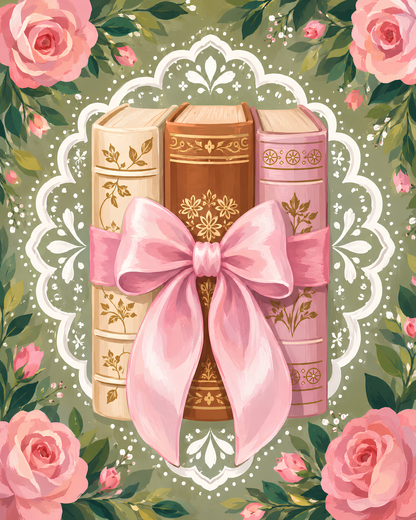 Ribbonbound Stories- Diamond Art Kit (40x50cm, Square Drill)