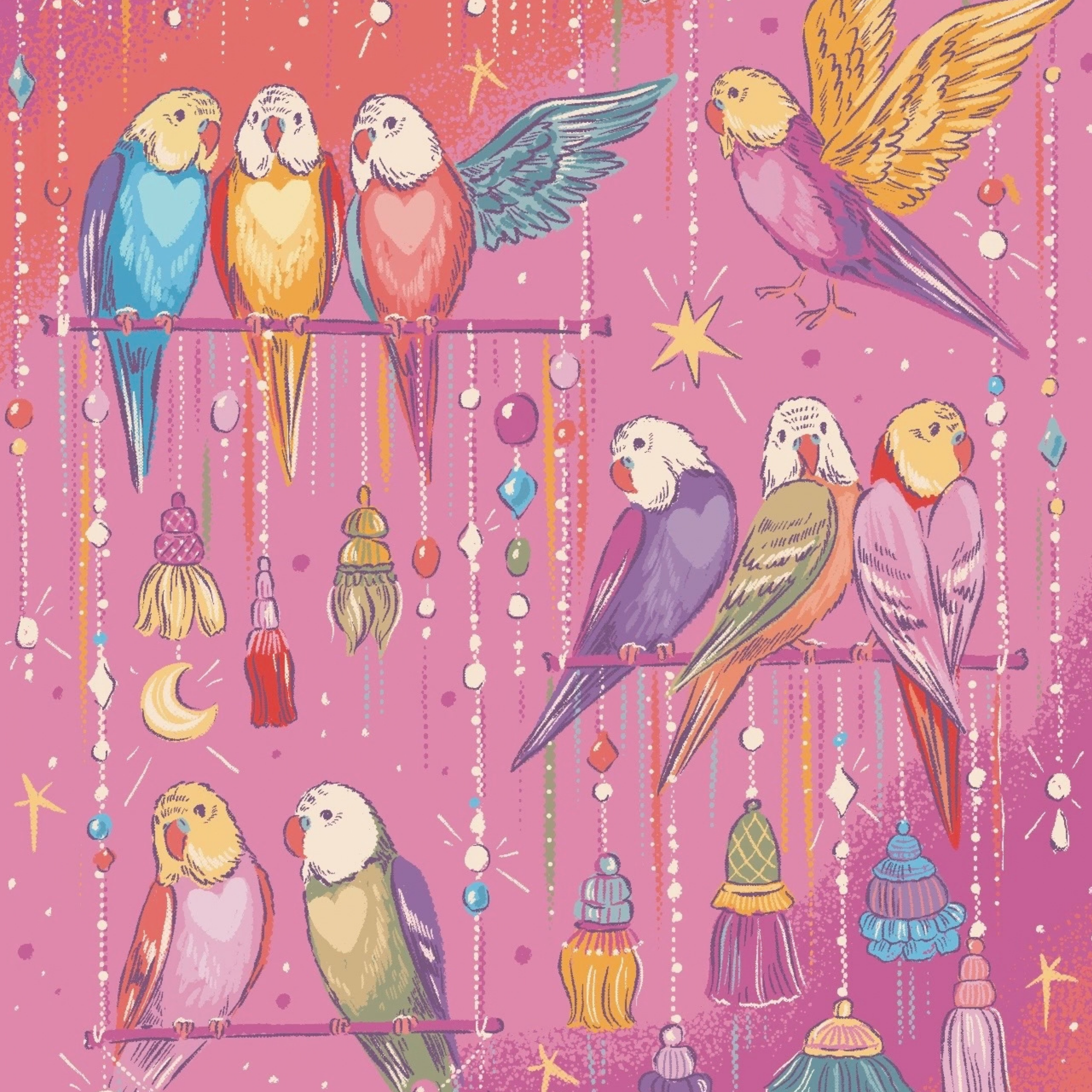 Garland Serenade by Hanna Symo- Diamond Art Kit (50x60cm, Square Drill) Hand Rendered