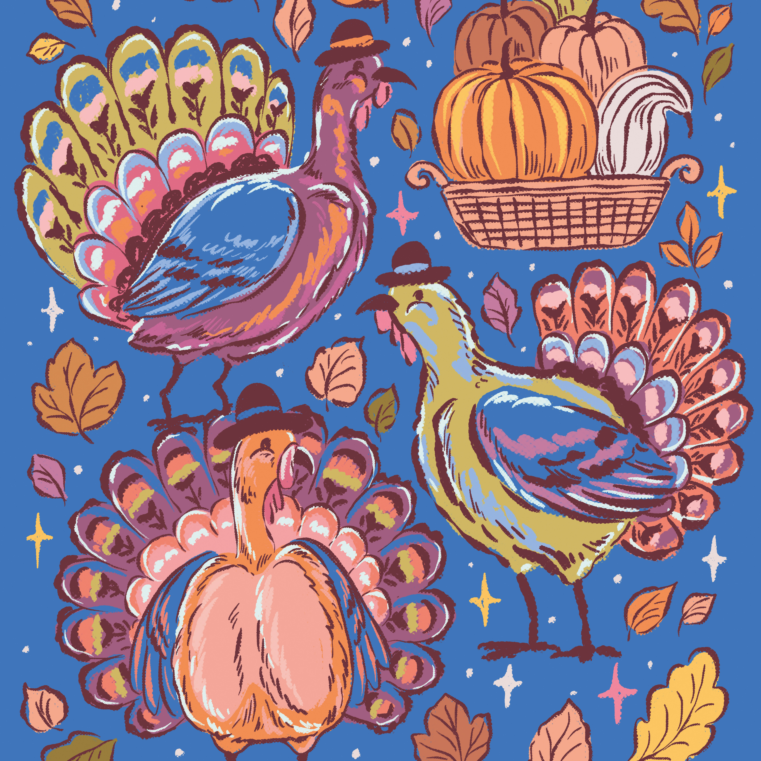 Give Thanks by Hanna Symo- Diamond Art Kit (50x60cm, Square Drill) Hand Rendered