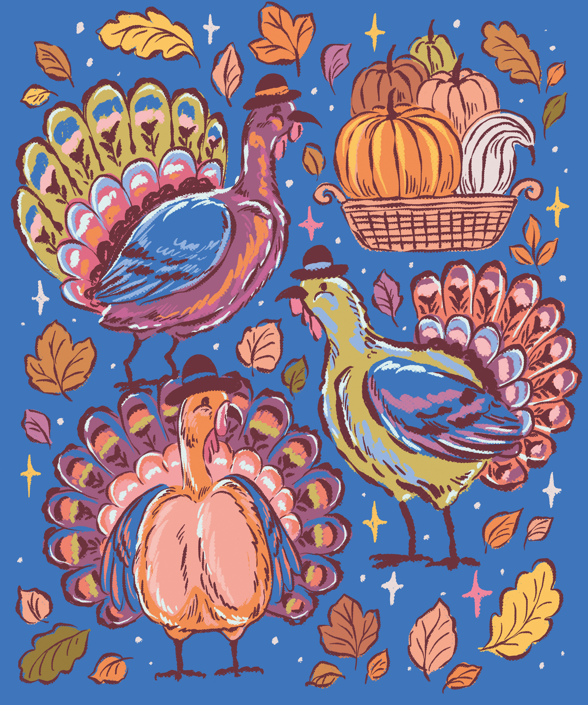 Give Thanks by Hanna Symo- Diamond Art Kit (50x60cm, Square Drill) Hand Rendered