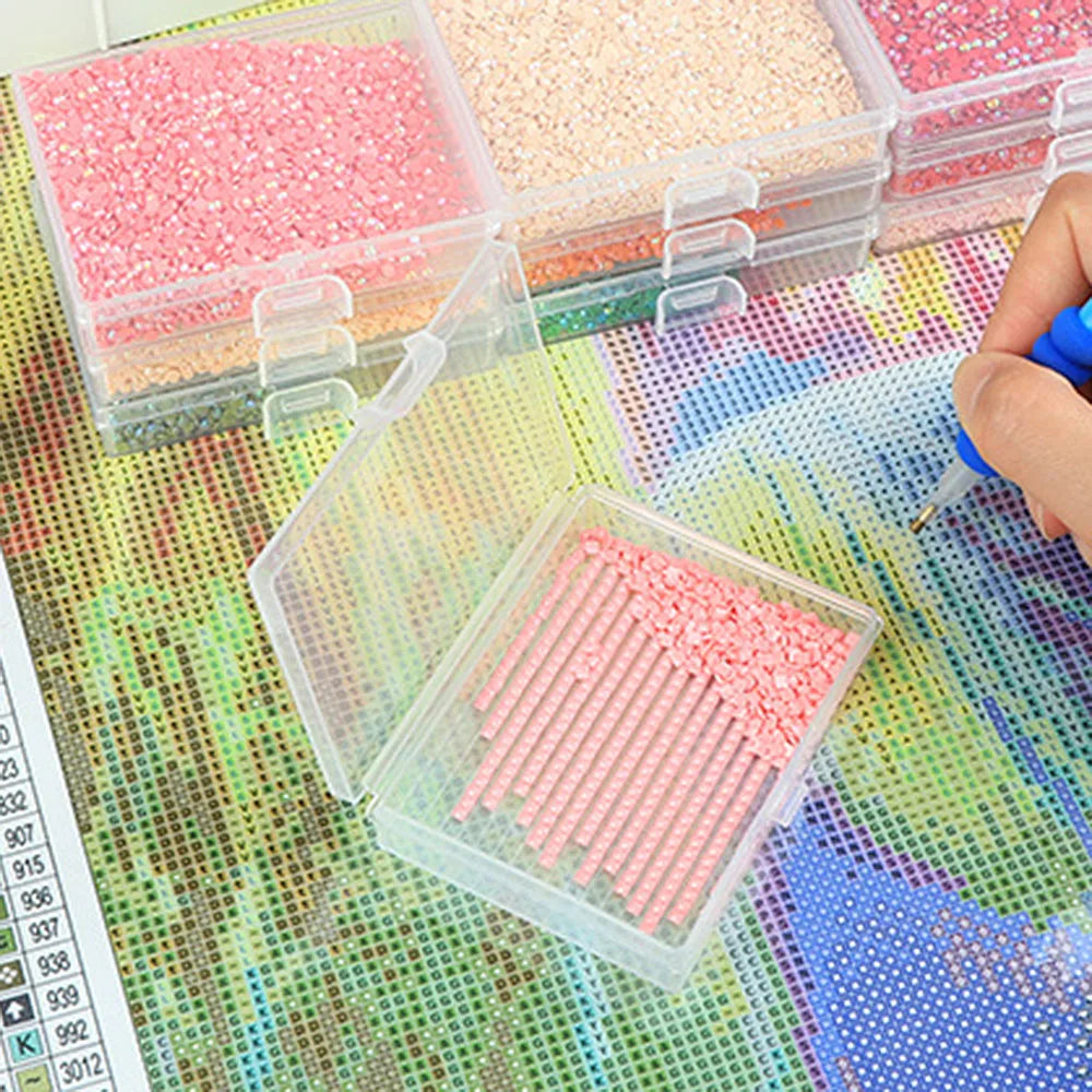 30 Pieces Diamond Painting Tray Set - For DIY Beaded Jewellery and Craft Storage, Suitable for Diamond Art Tools