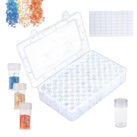 Ultimate Diamond Art Organizer Case – Bottle Storage for Beads, Drills & Kits