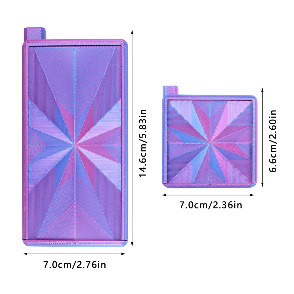 3 in 1 Gradient Color Diamond Art Tray With Lid, Diamond Painting Storage Box