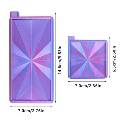 3 in 1 Gradient Color Diamond Art Tray With Lid, Diamond Painting Storage Box