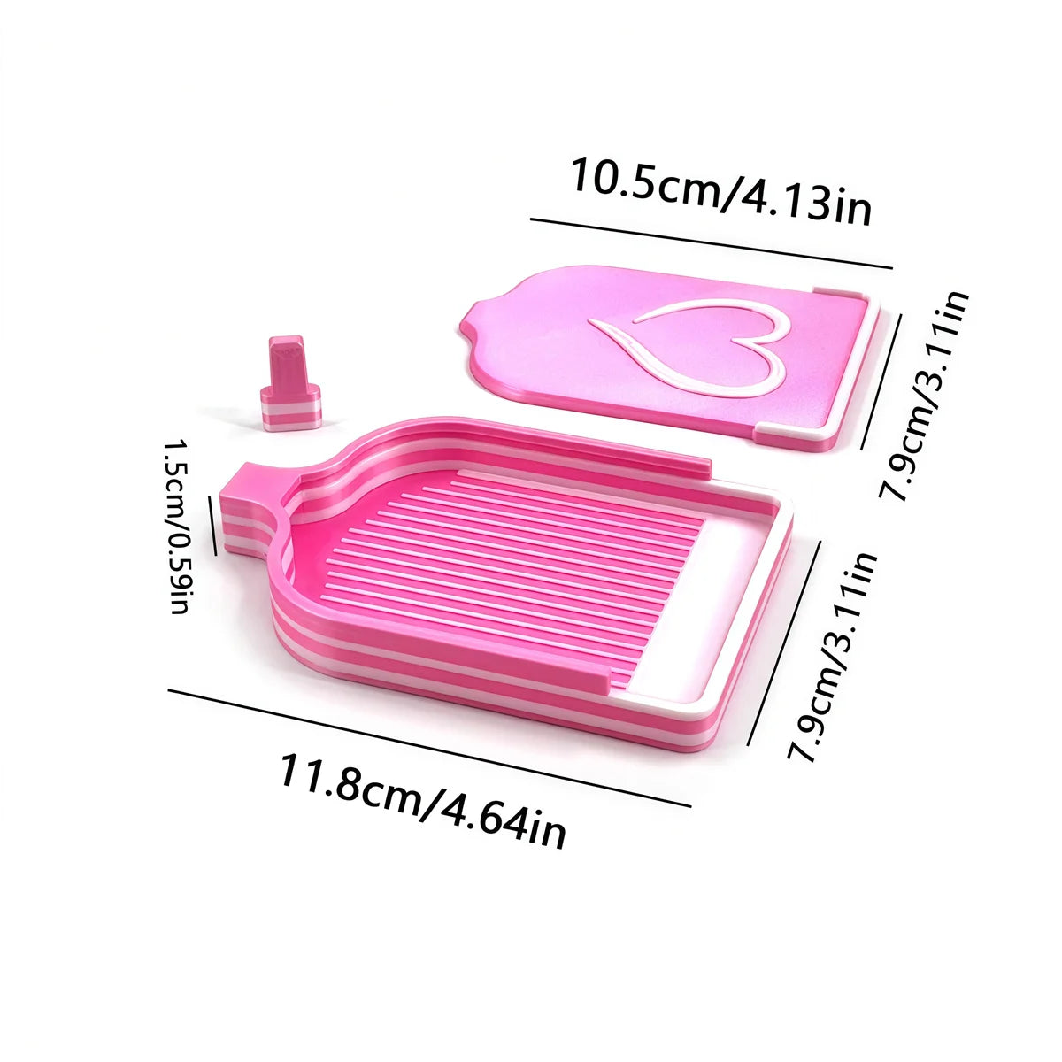Multi-functional Diamond Painting Tray - Diamond Art Heart Tray