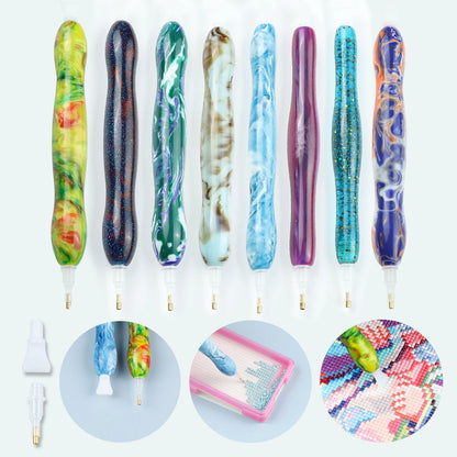 Diamond Painting Pen - Single Placer and 3-Placer Resin Diamond Painting Pen Plastic Tip