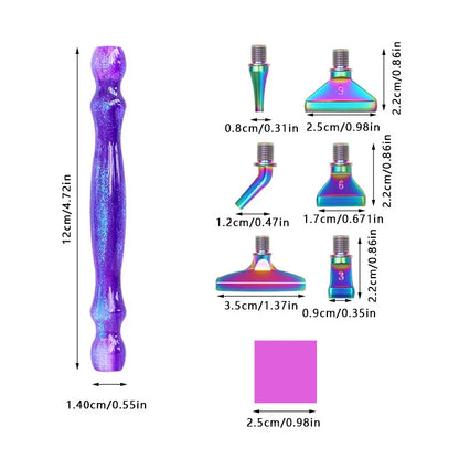 Threaded Metal Tip Resin Diamond Painting Pen
