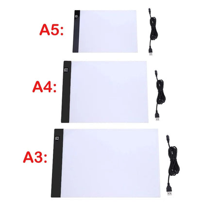 A3/A4/A5 Led Light Pad Drawing Board Pad Diamond Painting