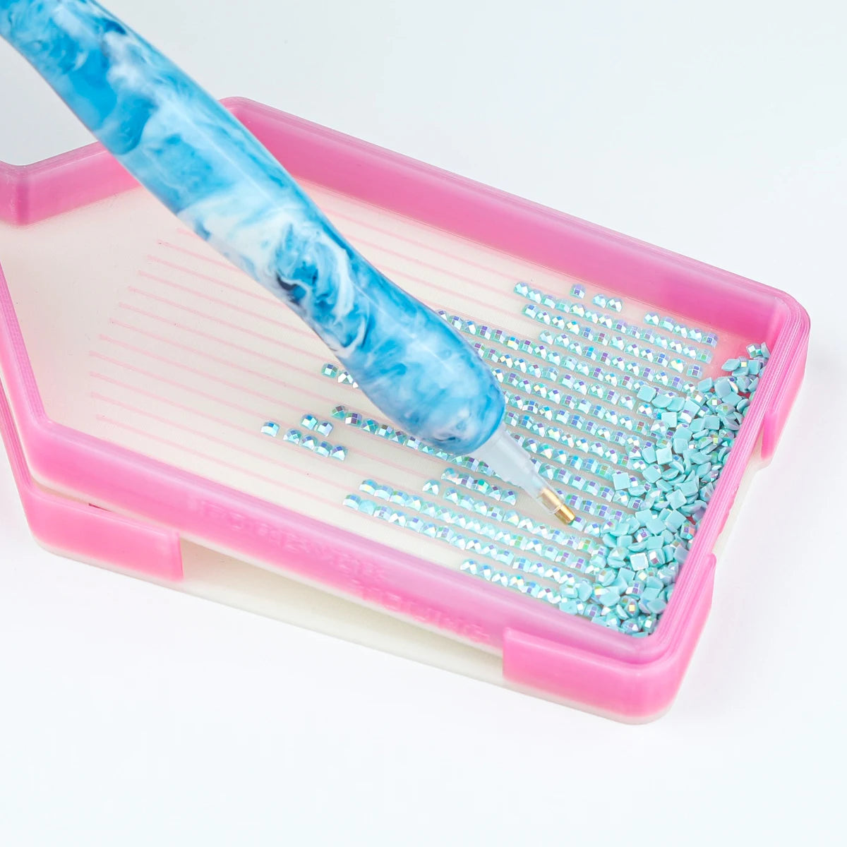 Diamond Painting Pen - Single Placer and 3-Placer Resin Diamond Painting Pen Plastic Tip