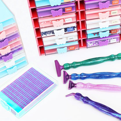 Threaded Metal Tip Resin Diamond Painting Pen