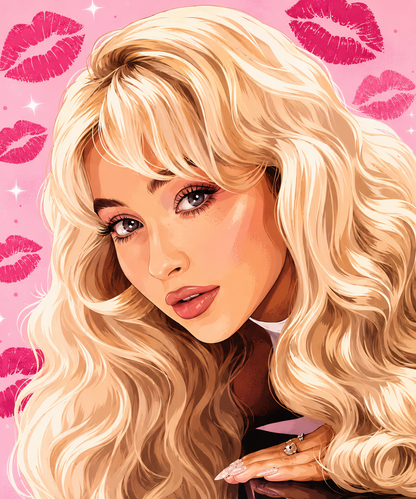 Short n’ Sweetheart – Diamond Art Kit (50x60cm, Square Drill)