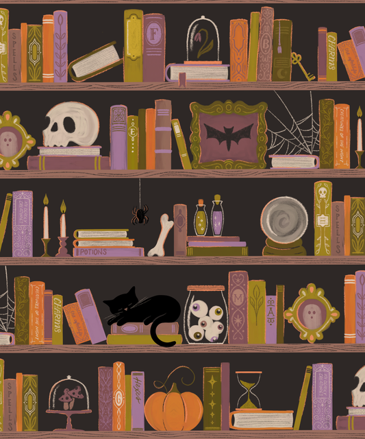 Spooky Shelf by Almo Studio– Diamond Art Kit (50x60cm Square Drill)