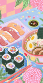 Sushi & Ramen by Ziyi Studio- Diamond Art Kit (40x55cm)