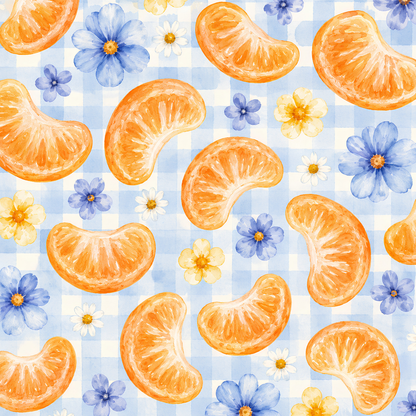 Sweet Clementines- Diamond Art Kit (40x40cm, Round Drill)
