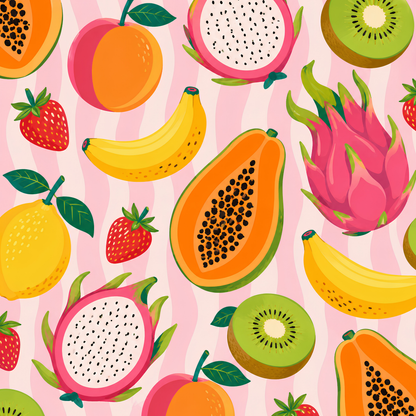 Tropical Punch- Diamond Art Kit (40x40cm, Round Drill)