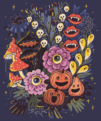 Vampire Lips & Monster Treats by Hanna Symo- Diamond Art Kit (50x60cm, Square Drill)