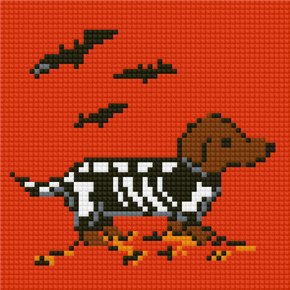 Halloween Pups by Kate Clay – little whimsies Mini Diamond Art Set